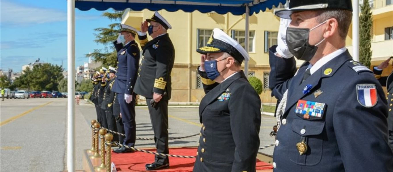 Στην Ελλάδα ο Αρχηγός του Γενικού Επιτελείου Ναυτικού της Γαλλίας (φωτο)